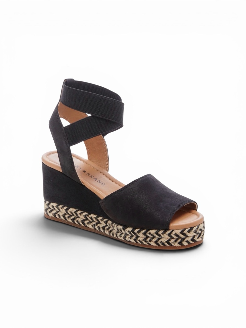 Lucky Brand Bettanie Suede Wedge